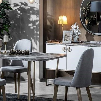 طقم سفرة 6 كراسي وبوفيه كود 002